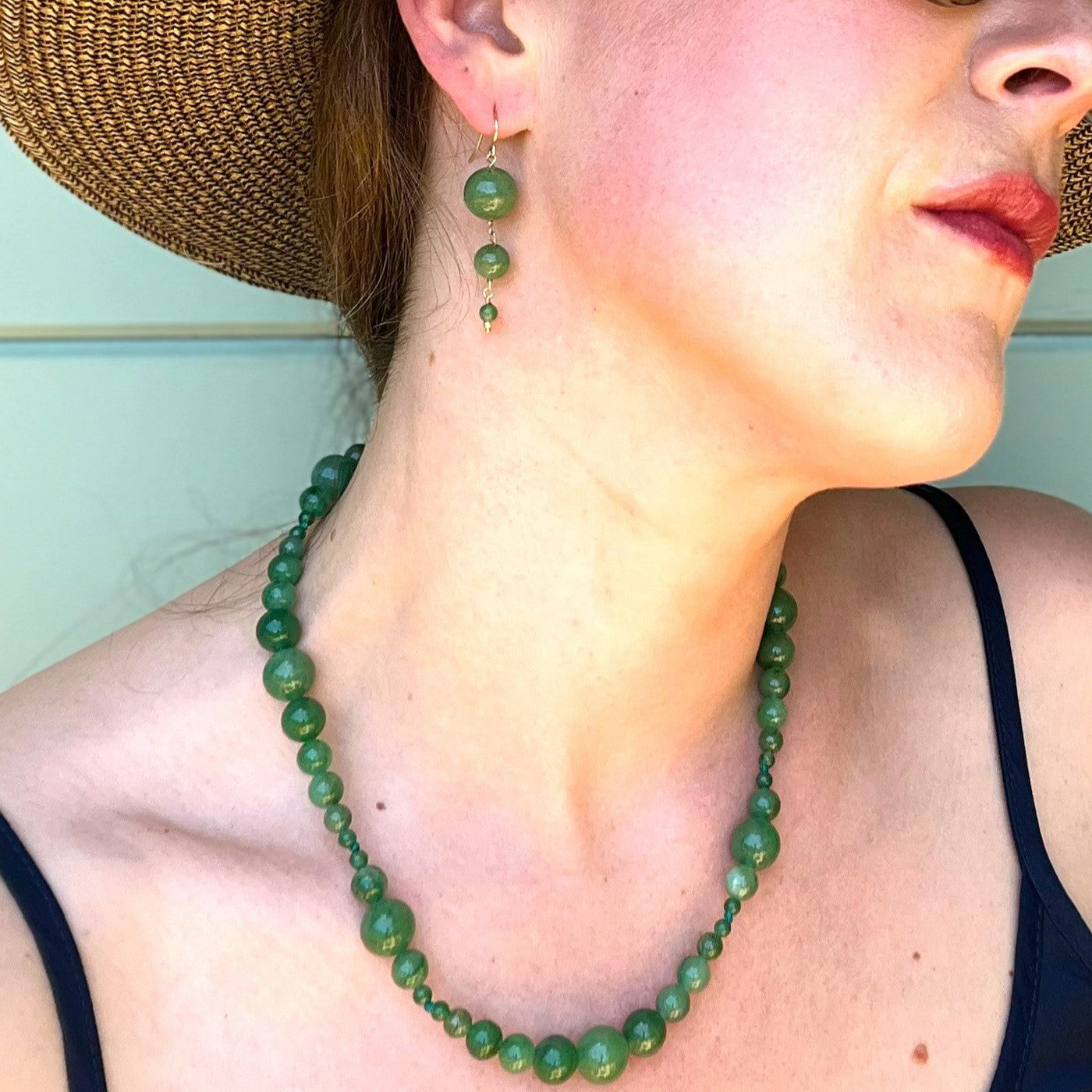 Aventurine Bubble Earrings